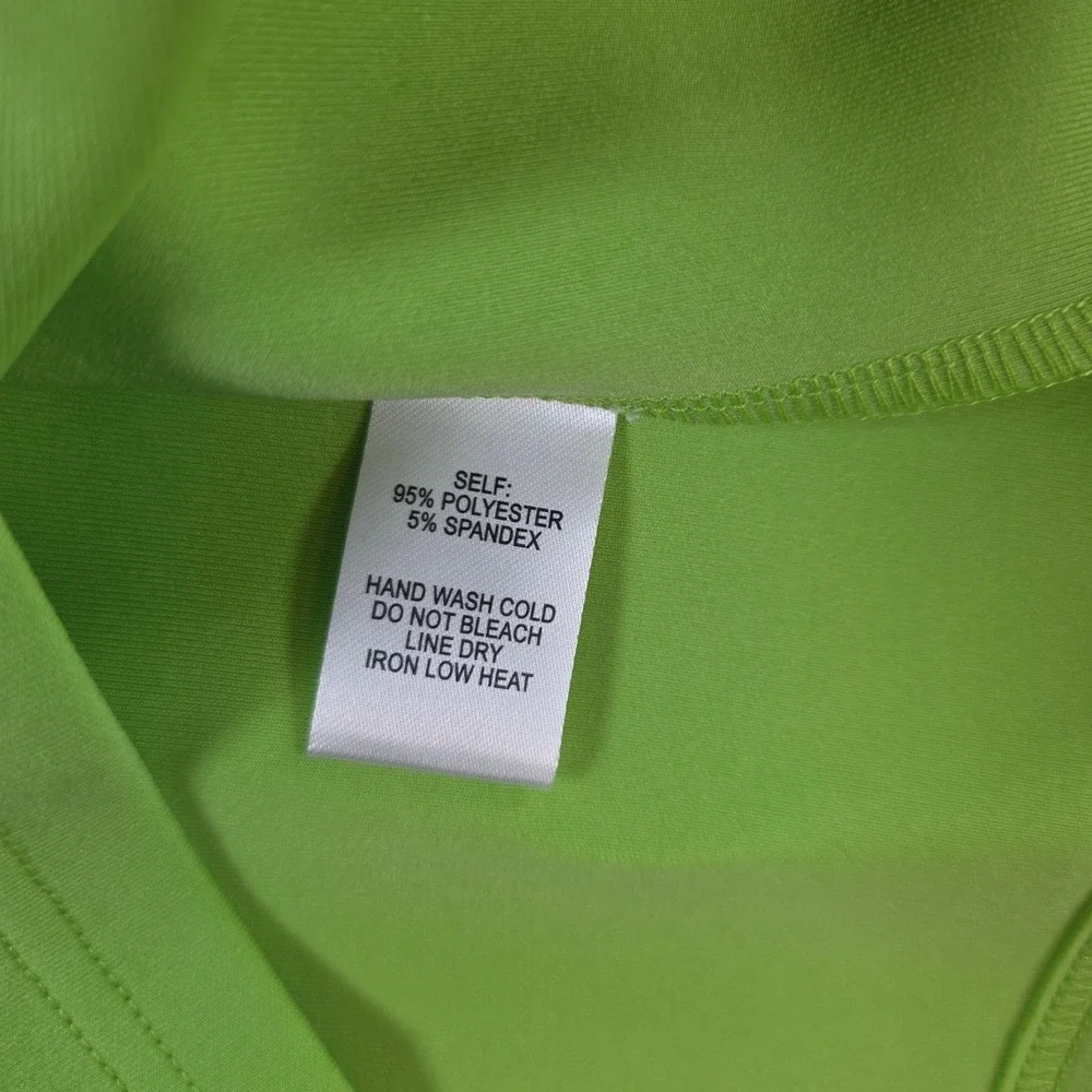 Lulus‎ Women XS She's Bold Neon Green Mini Skirt Bodycon High Waist Scuba Knit